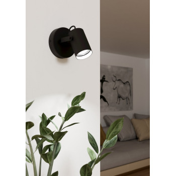EGLO SOREGO fekete LED spot lámpa (EG-900331) GU10 1 izzós IP20