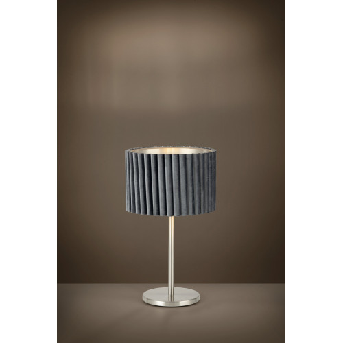 Eglo Tamaresco szürke-nikkel asztali lámpa (EG-39775) E27 1 izzós IP20