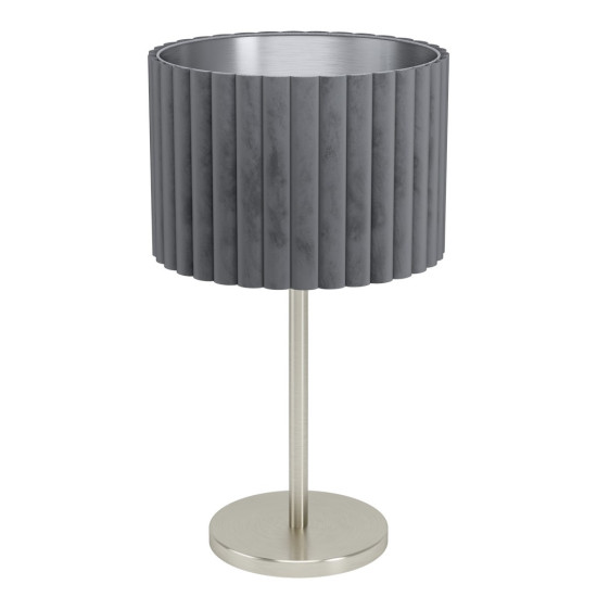 Eglo Tamaresco szürke-nikkel asztali lámpa (EGL-39775) E27 1 izzós IP20