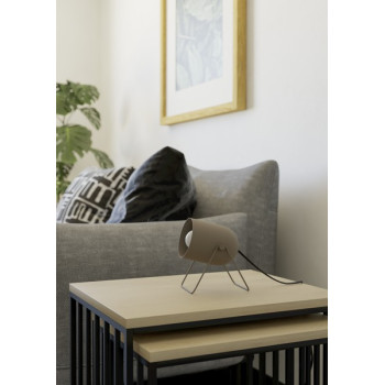 Eglo Tilston homokszínű asztali lámpa (EG-44165) E14 1 izzós IP20