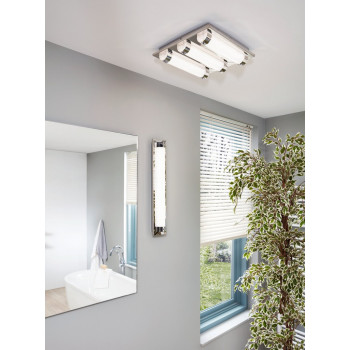 EGLO TOLORICO króm fürdőszobai LED mennyezeti lámpa (EG-97055) LED 1 izzós IP44