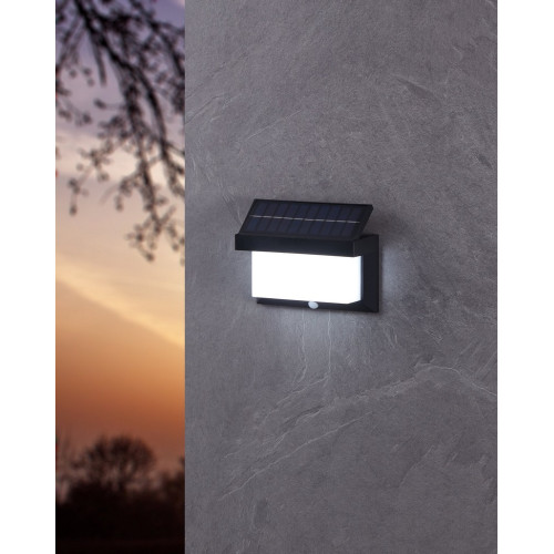 Eglo Utrera fekete napelemes fali lámpa (EG-48968) SOLAR-LED 1 izzós