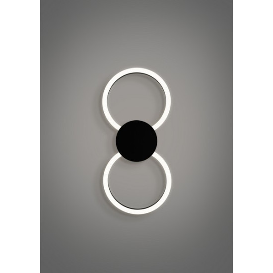 Eglo Venticello 1 fekete LED fali/mennyezeti lámpa (EG-902124) LED 2 izzós IP20