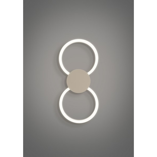 Eglo Venticello 1 homokszínű LED fali/mennyezeti lámpa (EG-902127) LED 2 izzós IP20