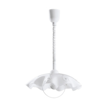 EGLO VETRO fehér-fehér-átlátszó függesztett lámpa (EG-96072) E27 1 izzós IP20