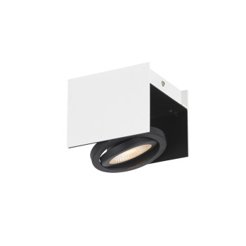 Eglo Vidago fekete-fehér LED mennyezeti spotlámpa (EG-39315) LED 1 izzós IP20