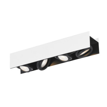 Eglo Vidago fekete-fehér LED mennyezeti spotlámpa (EG-39318) LED 4 izzós IP20