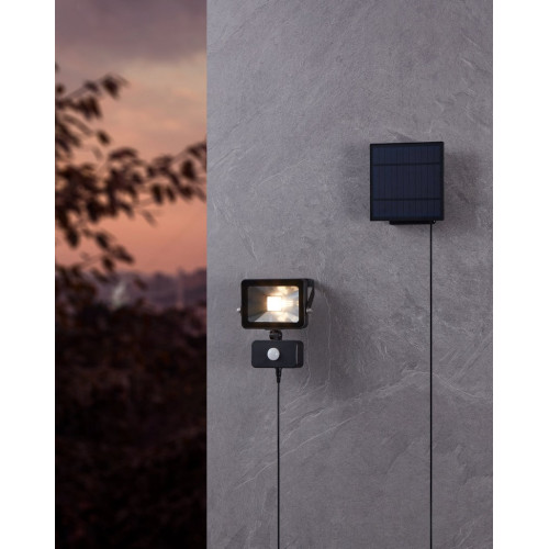 Eglo Villagrappa fekete napelemes földbe szúrható LED lámpa (EG-900247) LED 1 izzós IP44