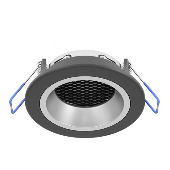 Eglo Yebra-Z fekete-ezüst LED mennyezetbe építhető lámpa (EG-902298) LED 1 izzós IP20