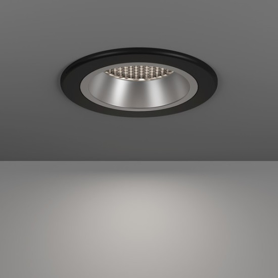 Eglo Yebra-Z fekete-ezüst LED mennyezetbe építhető lámpa (EG-902298) LED 1 izzós IP20