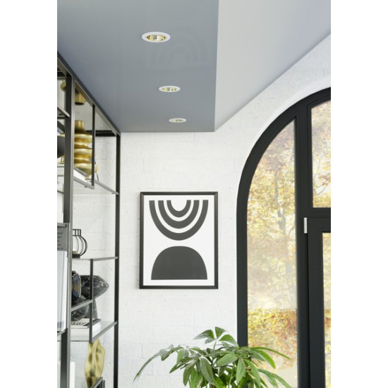 Eglo Yebra-Z fehér-arany LED mennyezetbe építhető lámpa (EG-902299) LED 1 izzós IP20