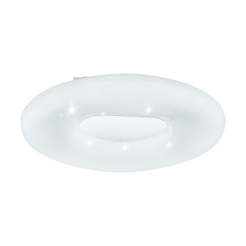 EGLO ZAMUDILO fehér-fehér-ezüst LED mennyezeti lámpa (EG-99342) LED 1 izzós IP20