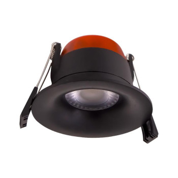 Emithor Axt fekete-átlátszó vízvédett LED beépíthető lámpa (EMI-49056) LED 1 izzós IP65