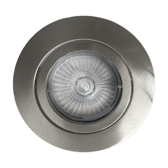 Emithor Elegant króm-átlátszó beépíthető lámpa (EMI-48612) GU10 1 izzós IP20
