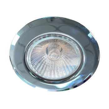 Emithor Elegant króm-átlátszó beépíthető lámpa (EMI-48614) GU10 1 izzós IP20