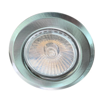 Emithor Elegant ezüst-átlátszó beépíthető lámpa (EMI-48615) GU10 1 izzós IP20
