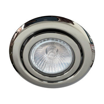 Emithor Elegant króm-átlátszó beépíthető lámpa (EMI-48617) GU10 1 izzós IP20
