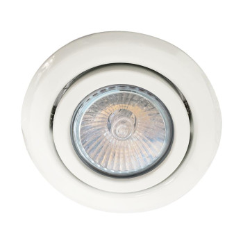 Emithor Elegant fehér-átlátszó beépíthető lámpa (EMI-48619) GU10 1 izzós IP20