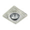 Emithor Elegant króm-átlátszó beépíthető lámpa (EMI-71096) GU10 1 izzós IP20