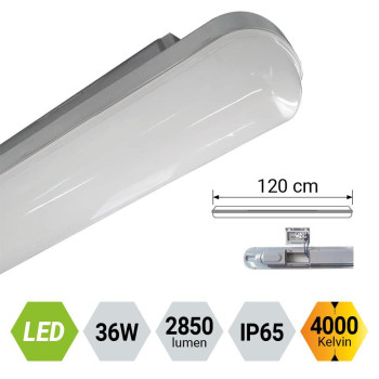Emithor Elmina szürke-fehér LED mennyezeti lámpa (EMI-31602) LED 1 izzós IP65