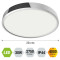 Emithor Lenys króm-fehér vízvédett LED mennyezeti lámpa (EMI-49050) LED 1 izzós IP44