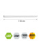 Emithor Naxos fehér-ezüst LED falilámpa (EMI-70012) LED 1 izzós IP20