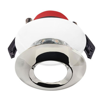 Emithor Nyx króm-átlátszó vízvédett LED beépíthető lámpa (EMI-49057) LED 1 izzós IP65