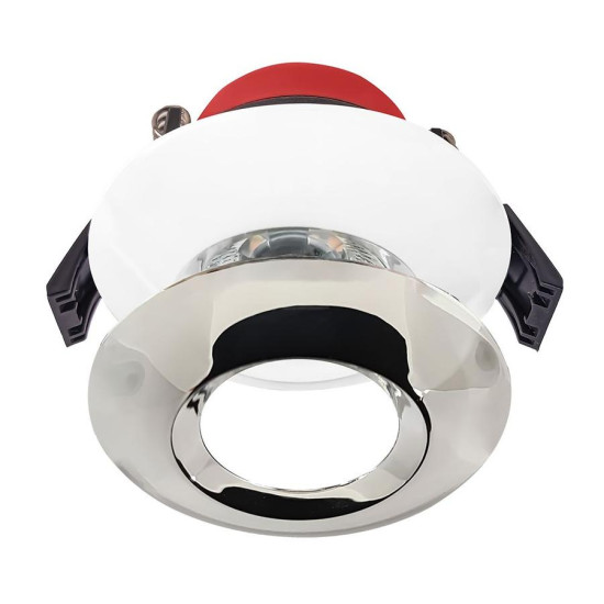 Emithor Nyx króm-átlátszó vízvédett LED beépíthető lámpa (EMI-49057) LED 1 izzós IP65
