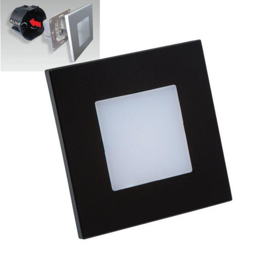 Emithor Step fekete-fehér LED lépcsővilágító lámpa (EMI-48335) LED 1 izzós IP20
