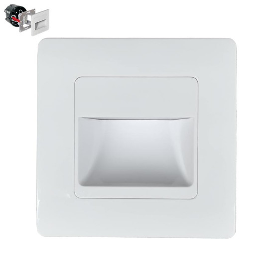 Emithor Step fehér LED lépcsővilágító lámpa (EMI-70409) LED 1 izzós IP20
