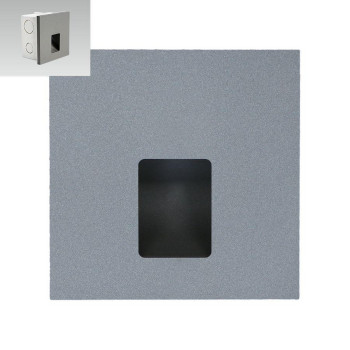 Emithor Step szürke-fehér LED mozgásérzékelős lépcsővilágító lámpa (EMI-70423) LED 1 izzós IP20