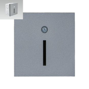 Emithor Step szürke-fehér LED mozgásérzékelős lépcsővilágító lámpa (EMI-70428) LED 1 izzós IP20