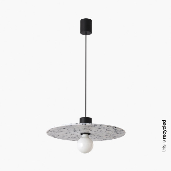 Faro Confetti fekete-fehér függesztett lámpa (FAR-68600-51) E27 1 izzós IP20