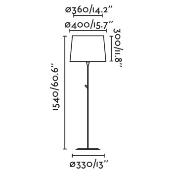 Faro Conga fekete-fehér állólámpa (FAR-64313-09) E27 1 izzós IP20