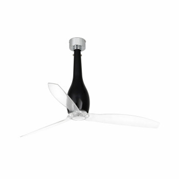 Faro Eterfan M fekete-átlátszó fényforrás nélküli mennyezeti ventilátor (FAR-32002)   IP20