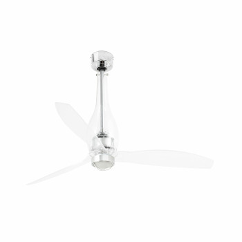 Faro Eterfan M króm-átlátszó LED mennyezeti csillár ventilátor (FAR-33381-9) LED 1 izzós IP20