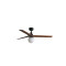 Faro Klim M fekete-barna mennyezeti csillár ventilátor (FAR-34277WP-11L) E27 1 izzós IP20