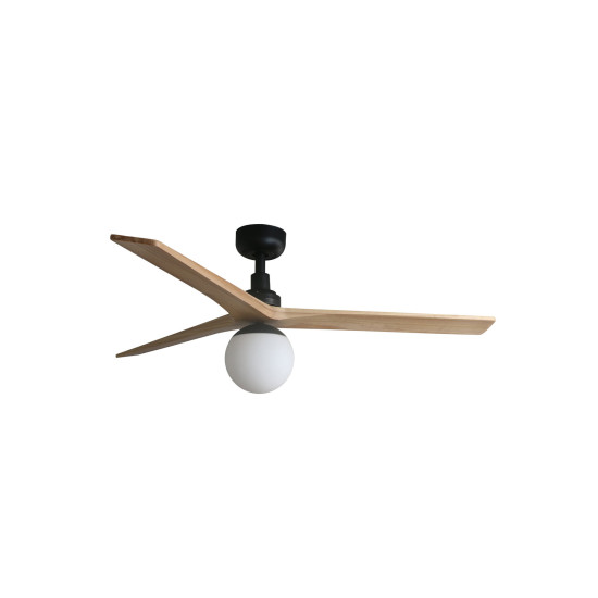 Faro Klim M fekete-barna mennyezeti csillár ventilátor (FAR-34283WP-11L) E27 1 izzós IP20