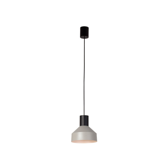 Faro Kombo fekete-szürke függesztett lámpa (FAR-68593-1L) E27 1 izzós IP20