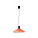 Faro Kombo fekete-terrakotta függesztett lámpa (FAR-68597-1L) E27 1 izzós IP20
