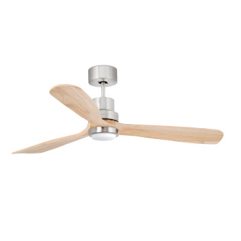 Faro Lantau L nikkel-barna LED mennyezeti csillár ventilátor (FAR-33560DCWP) LED 1 izzós IP20