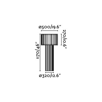 Faro Linda fekete-fehér állólámpa (FAR-29312) E27 1 izzós IP20