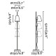 Faro Lupe fekete-bézs állólámpa (FAR-20034-88) E27 1 izzós IP20