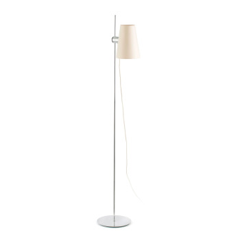 Faro Lupe króm-bézs állólámpa (FAR-29998) E27 1 izzós IP20