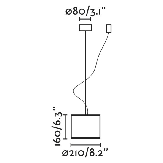 Faro Mambo fekete-barna függesztett lámpa (FAR-64314-47) E27 1 izzós IP20