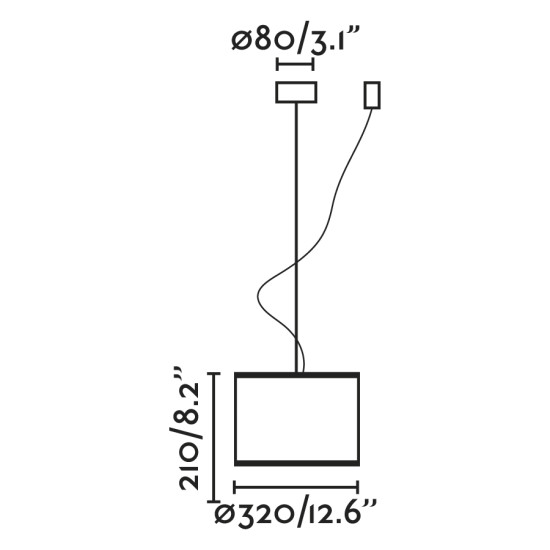 Faro Mambo fekete-barna függesztett lámpa (FAR-64314-48) E27 1 izzós IP20