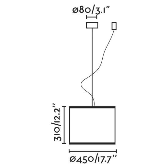 Faro Mambo fekete-barna függesztett lámpa (FAR-64314-49) E27 1 izzós IP20