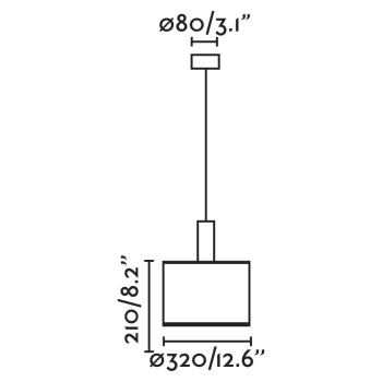 Faro Mambo fekete-barna függesztett lámpa (FAR-64315-48) E27 1 izzós IP20