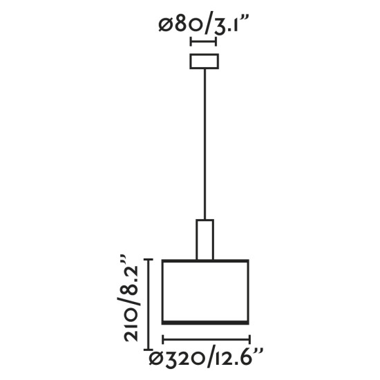 Faro Mambo fekete-barna függesztett lámpa (FAR-64315-48) E27 1 izzós IP20