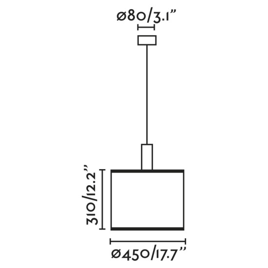 Faro Mambo fekete-barna függesztett lámpa (FAR-64315-49) E27 1 izzós IP20